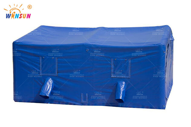 cheap Blue Inflatable Military Tent for sale