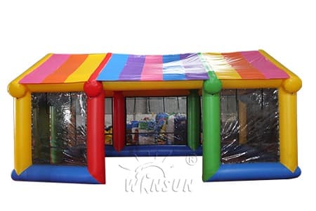 WST-083 Colorful Transparent Inflatable Tent
