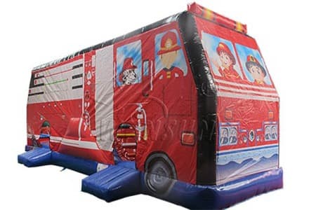 WSC-220 Fire Engine Inflatable Combo