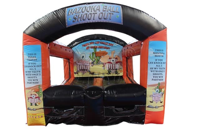 commercial Inflatable Bazooka Ball Cowboy Shoot Out
