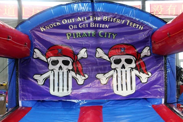 commercial Inflatable Bazooka Ball Shoot Out for kids