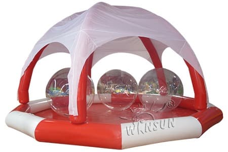 WSM-022 Inflatable Circle Pool With Tent