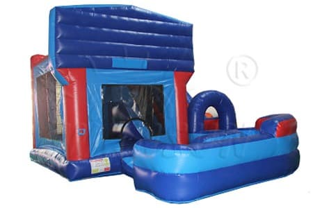 Inflatable Combo Slide with Landing for sale