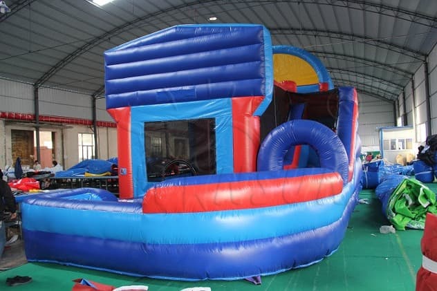 commercial Inflatable Combo Slide with Landing