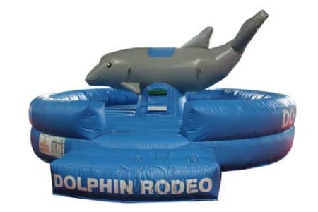 WSP-298 Inflatable Dolphin Rodeo Game