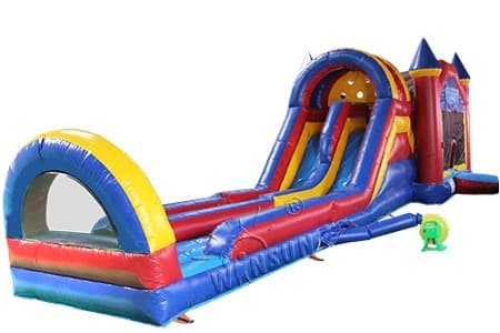 WSC-257 Inflatable Moonwalk with Slip N Slide