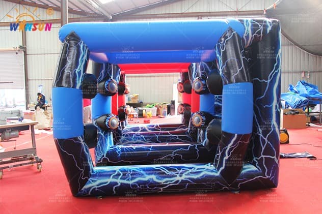 blow up Ninja Battle IPS Arena for kids