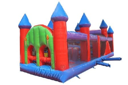 WSP-142 Inflatable Obstacle Course Bouncy Castle