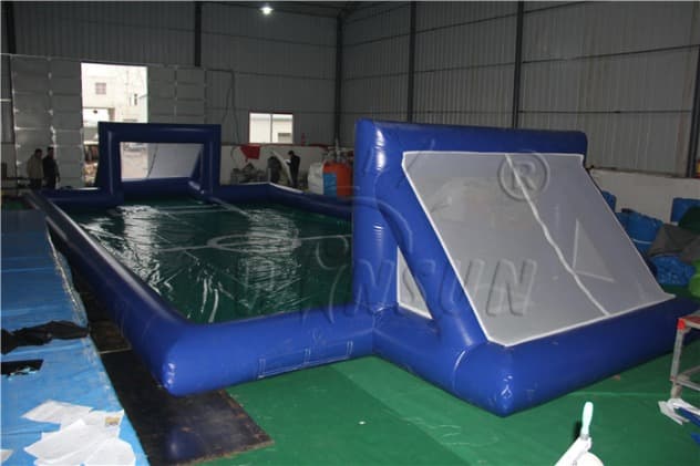 giant outdoor commercial Inflatable Soccer Field & 2 Soccer Goals