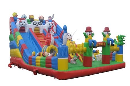 Inflatable dry slide for sale