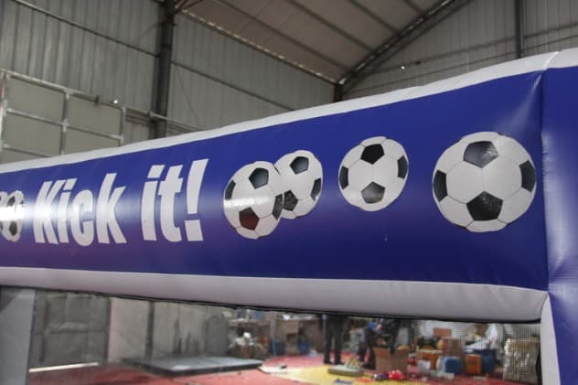 adults Kick it Inflatable Soccer Goal Game price