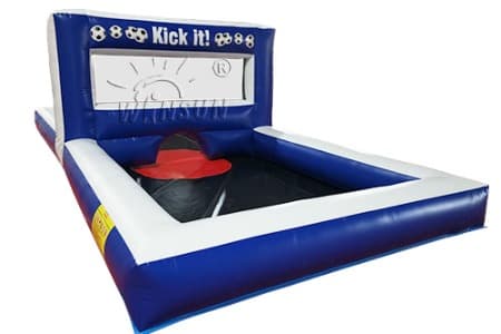 WSP-224 Kick It Inflatable Soccer Goal Game