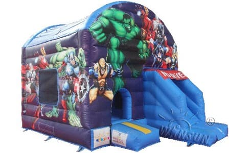 commercial Marvel Avengers Bouncy House