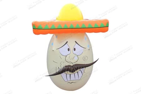 WSD-079 Mexican Funny Cartoon Egg Face Character