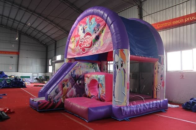 buy cheap Ponies Jumping House With Slide