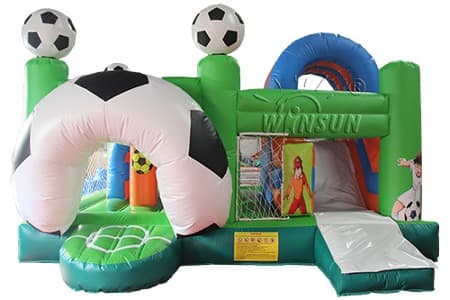 Soccer Themed Inflatable Combo for sale