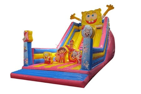 WSS-134 Spongbob Inflatable Slide