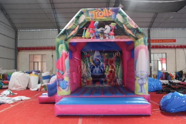 commercial Trolls themed Jumping House