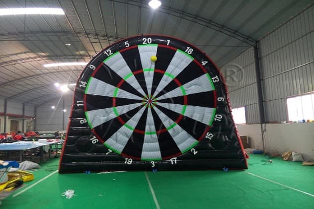 commercial Two Sides Inflatable Soccer Foot Dart Board