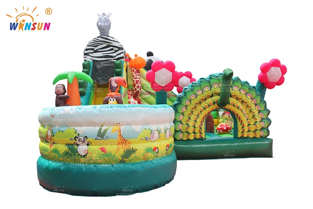 wholesale Animal Kingdom Inflatable Playground
