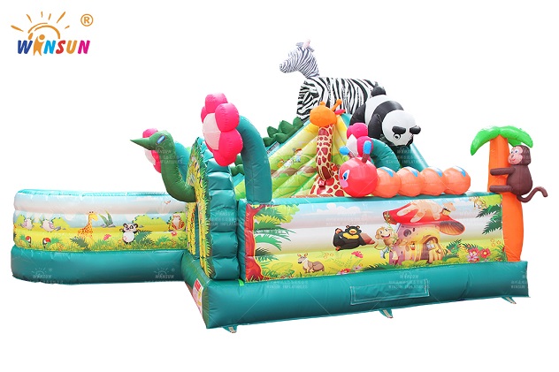 commercial Animal Kingdom Inflatable Playground