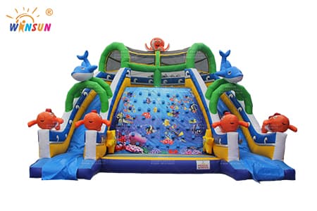 WSS-328 Aquarium Inflatable Slide