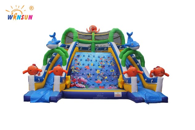 aquarium inflatable slide wss328 2