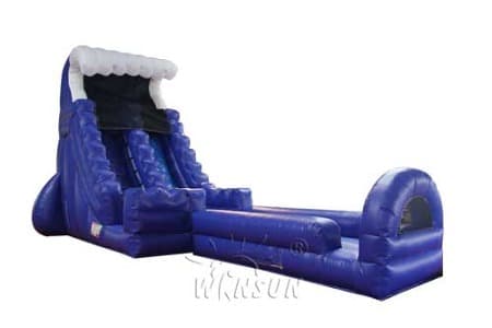 WSS-253 Blue Wave Slide With Slip N Pool