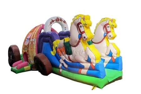 WSS-181 Carriage Inflatable Slide