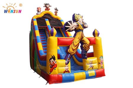 WSS-330 Cartoon Dragon Ball Inflatable Slide