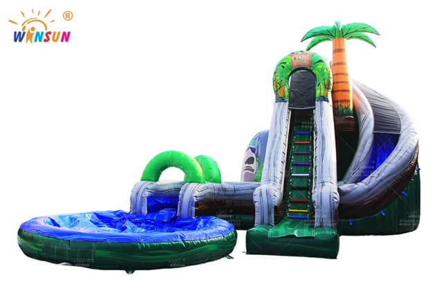 coconut falls inflatable water slide wss340 2