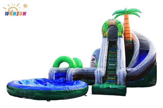 coconut falls inflatable water slide for sale
