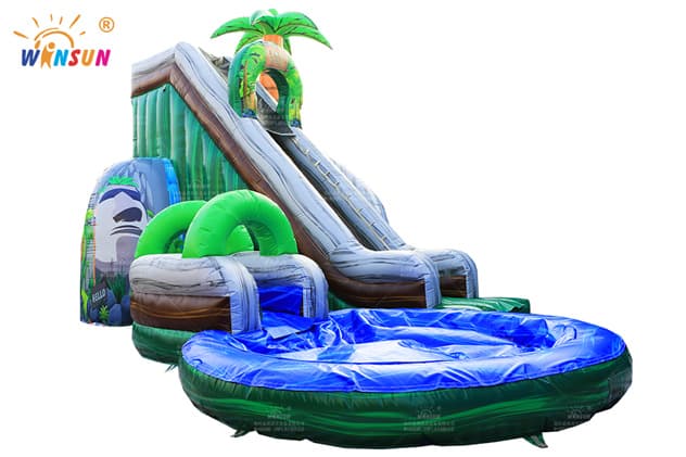 giant coconut falls inflatable water slide price
