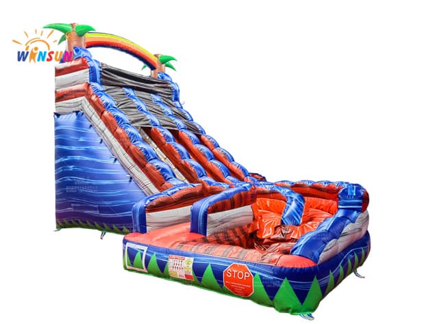 colorful inflatable water slide wss331 4