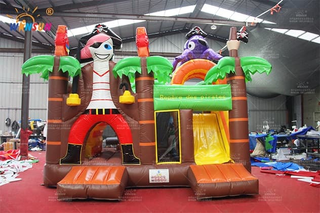 best rated commercial inflatable pirate combo