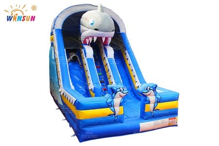 WSS-344 Commercial Shark Inflatable Slide
