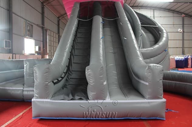 corkscrew inflatable water slide for sale