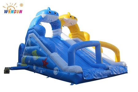 WSS-369 Custom Dual Lane Inflatable Water Slide