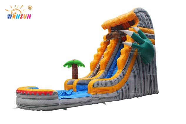 dinosaur claw inflatable water slide wss326 2