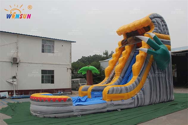 dinosaur claw inflatable water slide wss326 3