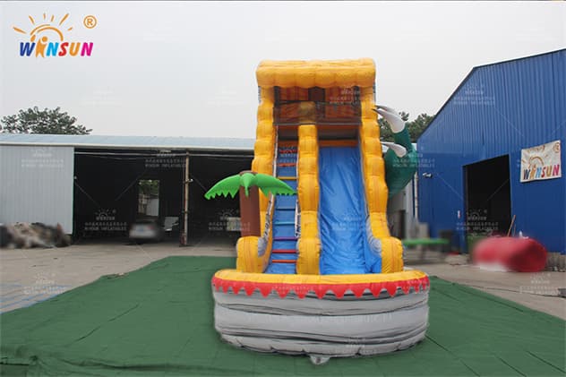 dinosaur claw inflatable water slide wss326 5
