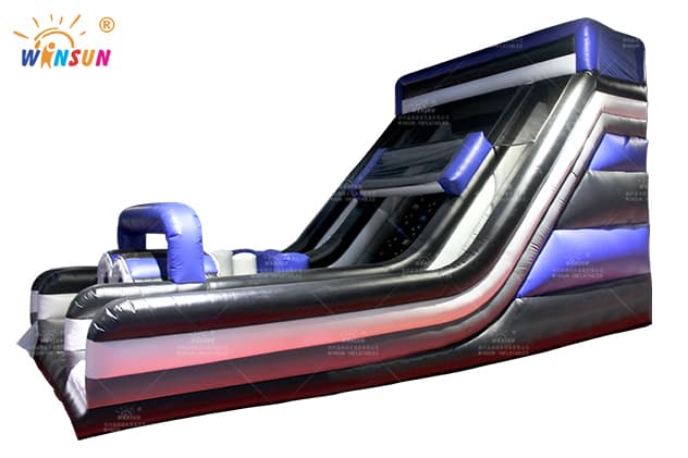 commercial dual lane inflatable slide