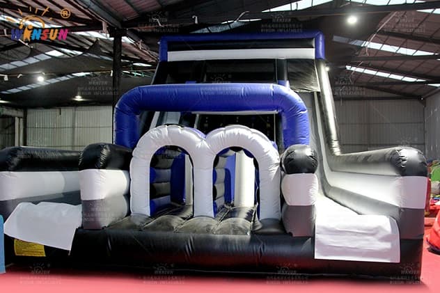 wholesale dual lane inflatable slide