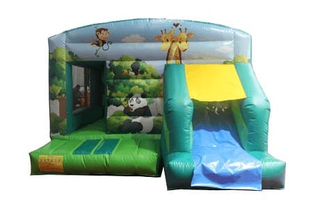 WSC-378 Forest Jumping House With Slide