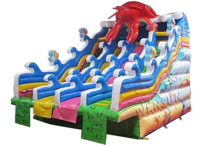 WSS-210 Four Lane Water Slide For Pool