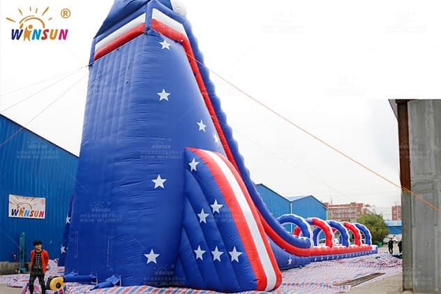 giant inflatable water slide wss307 4