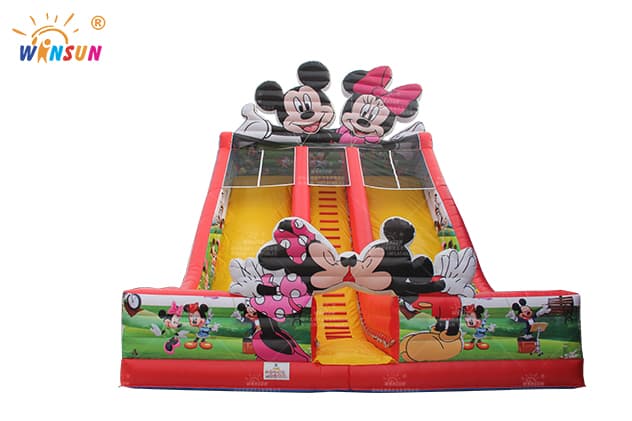 commercial giant mickey mouse slide
