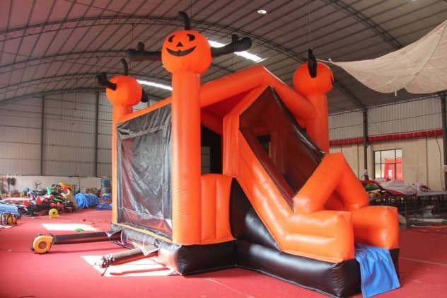 wholesale halloween theme pumpkin grimace trampoline