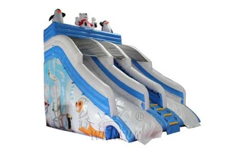 WSS-269 Ice Bear Inflatable Water Slide