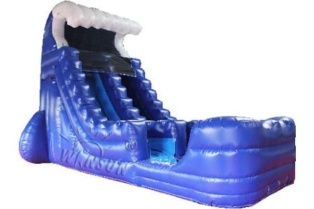 WSS-221 Inflatable Blue Wave Water Slide